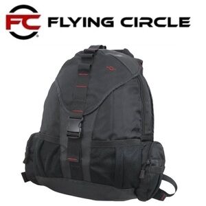 Flying Circle Black Backpack Mag‎ Gear Book Camping Hiking Recreational Bag